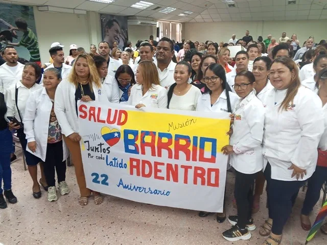 Celebran en Yaracuy 22 años de la Misión Barrio Adentro