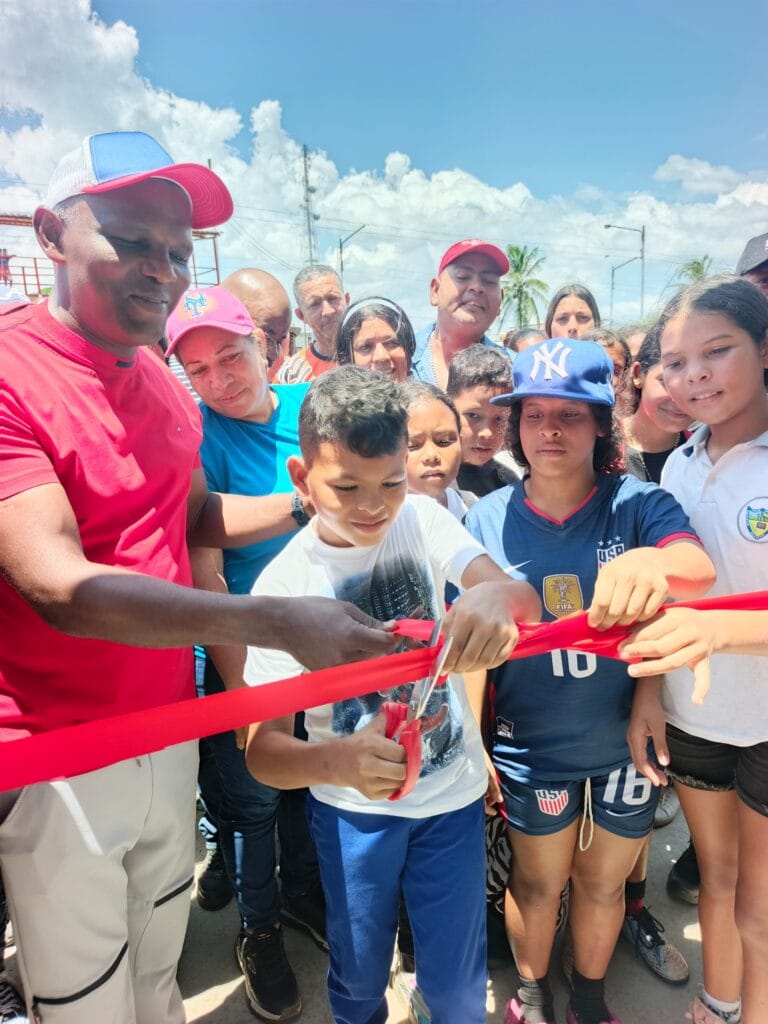 En Yumare celebraron reinauguración de la cancha de Centro 1 para el disfrute de la canteradeportiva de Monge