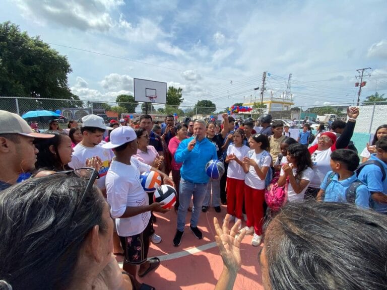 Cancha de Nuevo Marín 2 fue entregada a la comunidad totalmente rehabilitada
