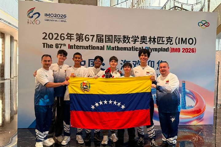 Jóvenes venezolanos destacan en Olimpiada Mundial de Matemática en China