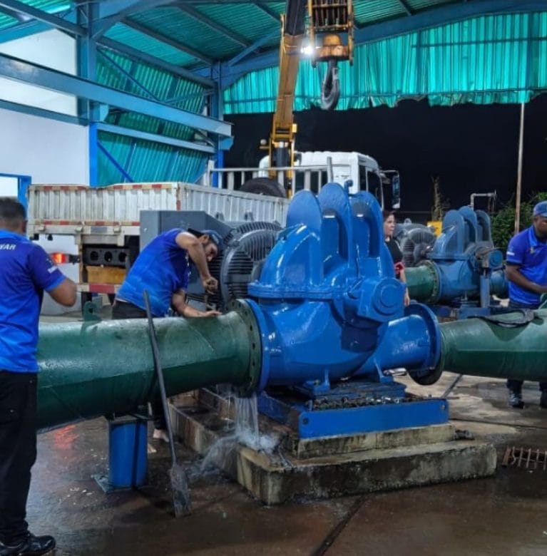 Hidroven instaló bomba de 472 L/s en la estación de bombeo Tanque C de Ciudad Bolívar