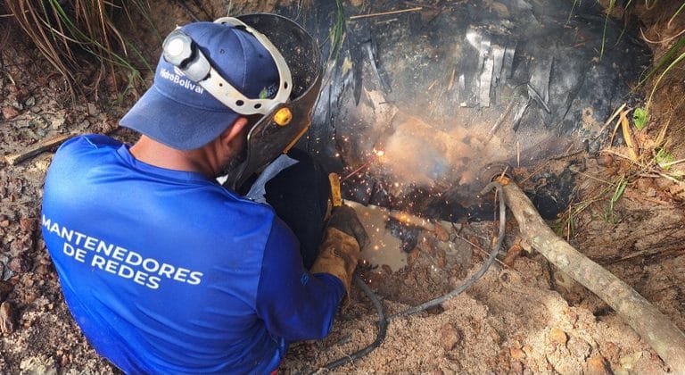 Gobierno Bolivariano optimiza tubería matriz de 54” de diámetro en Ciudad Bolívar