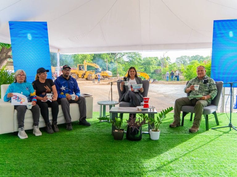 Gobernadora Yulisbeth García arrancó rehabilitación del Puente “Los Aceiticos” en Ciudad Bolívar